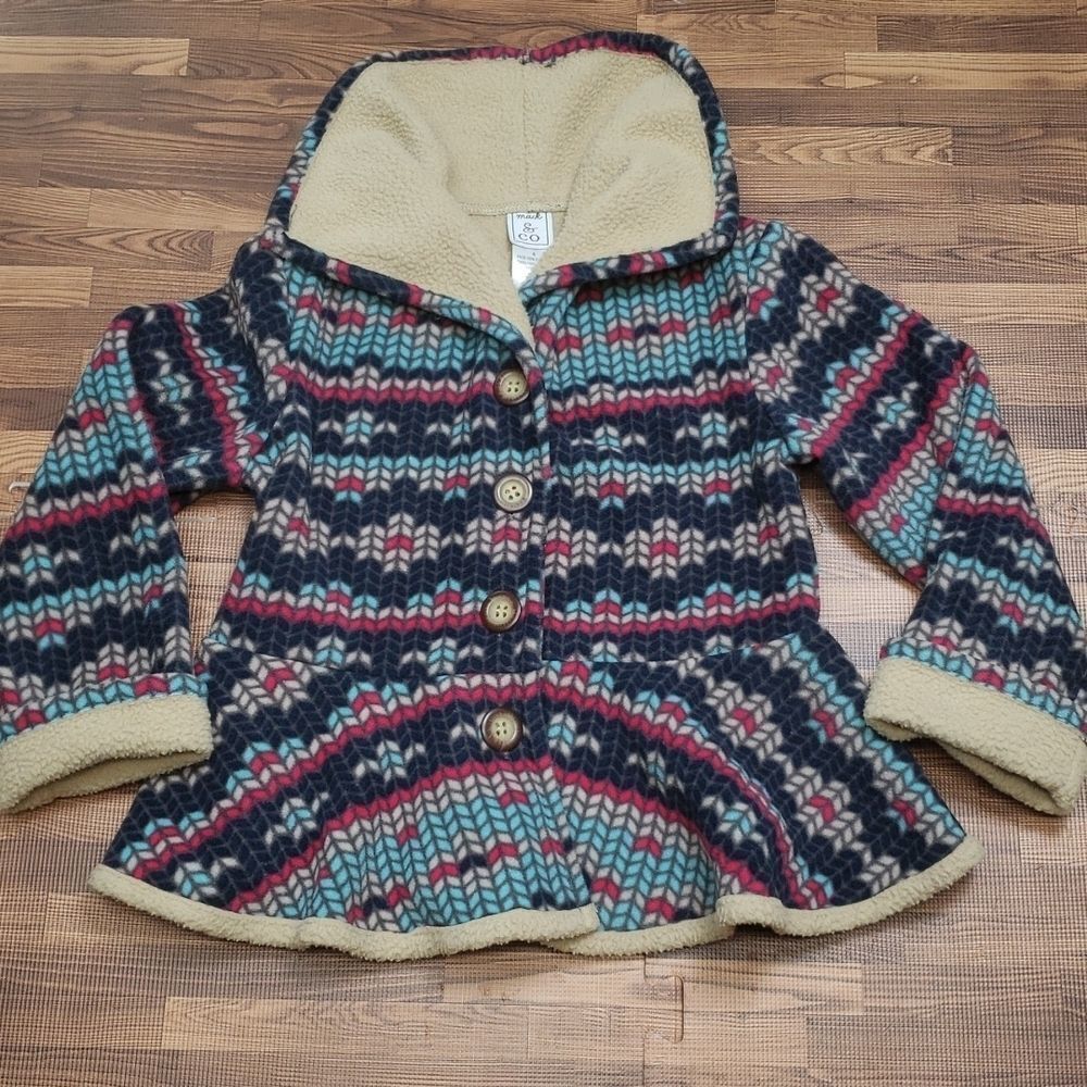 Mack & Co multi-colored  coat size 6